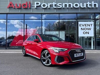 Used Audi A3 S-Line 150 HP (110 kW) 2021 Red Sedan