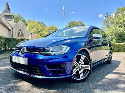 Used VW Golf VII R 2015 Blue Hatchback