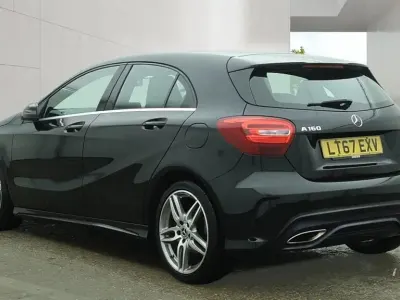 Usado Mercedes A160 AMG line 2018 Preto Citadino
