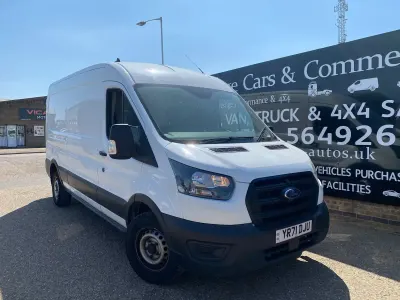 Used Ford Transit 130 HP (95 kW) 2021 White Van