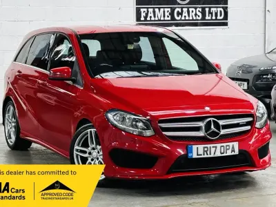 Used Mercedes B200 Executive 134 HP (98 kW) 2017 Red Hatchback