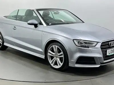Used Audi A3 Cabriolet S-Line 150 HP (110 kW) 2018 Silver Cabriolet