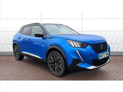 Used Peugeot e-2008 Premium 100 kW (136 HP) 2022 Blue SUV