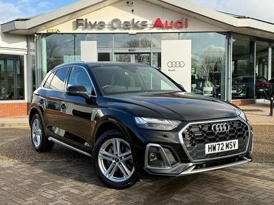 Black Used 2022 Audi Q5 S-Line SUV | £31,490 (Fair price)