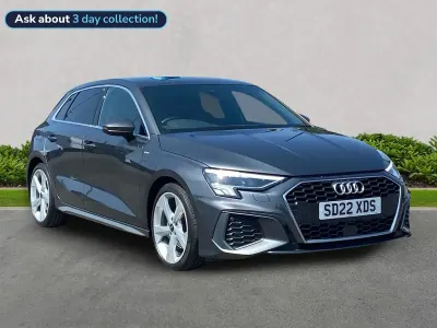 Used Audi A3 S-Line 116 HP (85 kW) 2022 Grey Sedan