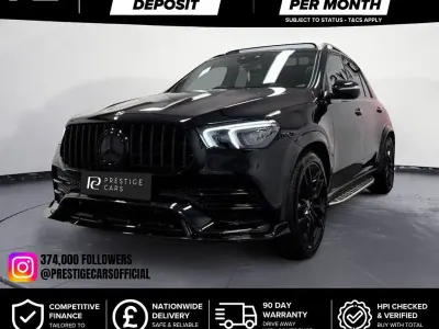 Used Mercedes GLE350 AMG line 2021 Black SUV