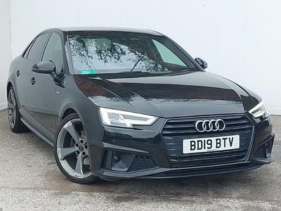 Begagnad Audi A4 Black Edition 150 HK (110 kW) 2019 Svart Sedan