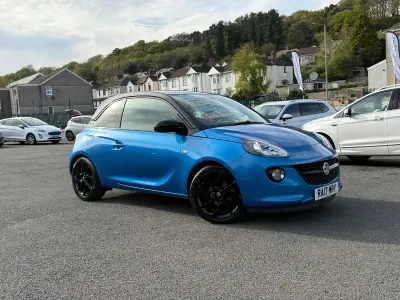 Used Vauxhall Adam 70 HP (51 kW) 2017 Blue Hatchback
