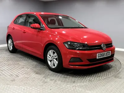 Begagnad VW Polo SE 65 HK (47 kW) 2018 Röd Halvkombi
