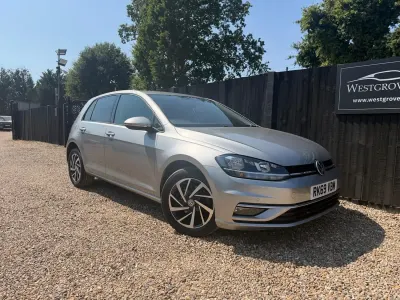 Used VW Golf VII Match 115 HP (84 kW) 2019 Silver Hatchback