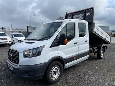 used Ford Transit 2.0 350 EcoBlue Double Cab One Stop Tipper. FSH. EURO 6.