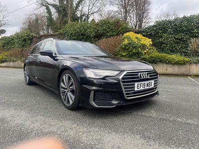 Used Audi A6 S-Line 204 HP (150 kW) 2019 Black Estate