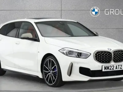 Used BMW M135 Comfort Edition 302 HP (222 kW) 2022 White Hatchback
