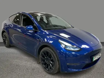 Używany Tesla Model Y Long Range AWD 282 kW (384 KM) 2022 Niebieski SUV