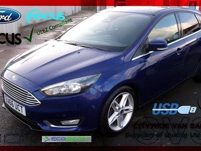 Used Ford Focus Titanium 125 HP (91 kW) 2016 Blue Hatchback