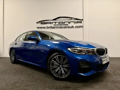 Begagnad BMW 330e M Sport 288 HK (211 kW) 2022 Blå Sedan