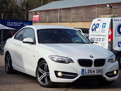 Used BMW 218 Sport Line 2014 White Coupe