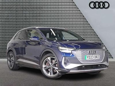 Used Audi Q4 e-tron S-Line 150 kW (204 HP) 2023 Blue SUV