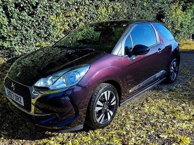 Used DS Automobiles DS3 Chic 2017 Mauve/purple Hatchback