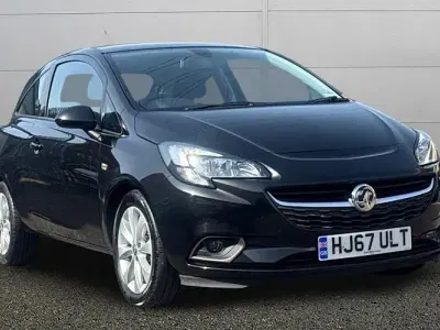 Used Vauxhall Corsa 75 HP (55 kW) 2017 Black Hatchback
