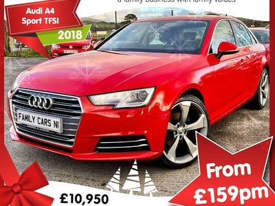 Red Used 2018 Audi A4 Sport Sedan | £10,950 (Fair price)