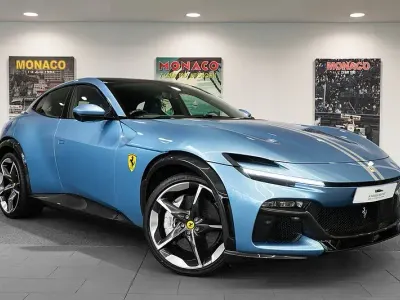 New Ferrari Purosangue 2025 Blue SUV