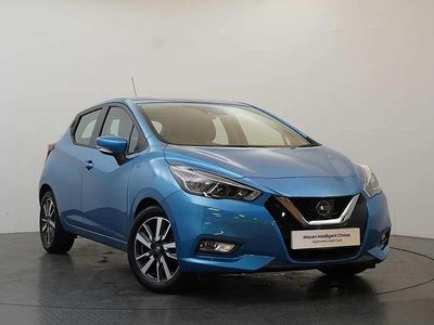 Used Nissan Micra Acenta 88 HP (64 kW) 2019 Blue Hatchback