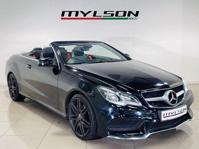 Used Mercedes E220 AMG 170 HP (125 kW) 2014 Black Cabriolet