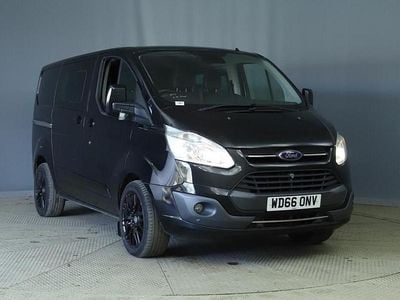 Used Ford Transit Custom Limited 130 HP (95 kW) 2017 Black Van
