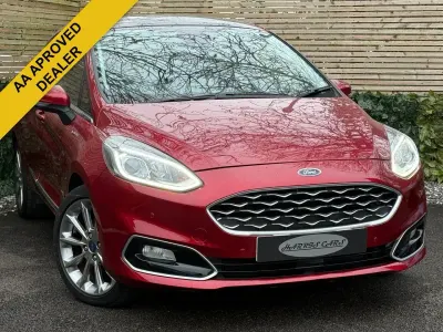 Used Ford Fiesta Vignale 125 HP (91 kW) 2019 Red Hatchback