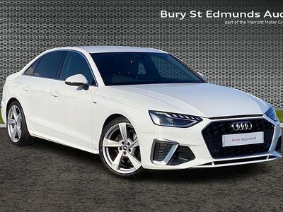 Used Audi A4 S-Line 147 HP (108 kW) 2023 White Sedan