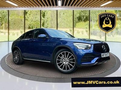 Used Mercedes GLC220 AMG Line Premium 194 HP (142 kW) 2020 Blue Coupe
