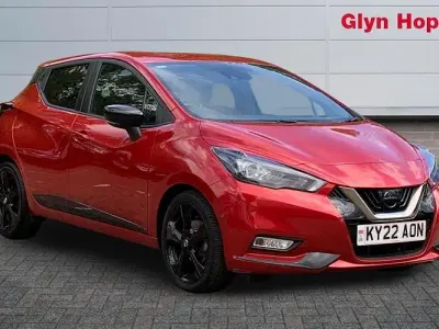 Used Nissan Micra 92 HP (67 kW) 2022 Red Hatchback