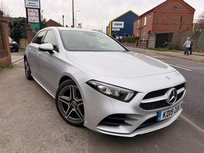Used Mercedes A200 AMG Line Premium 163 HP (119 kW) 2019 Silver Hatchback