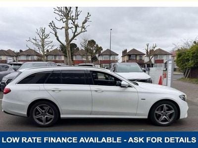 Used Mercedes E300 AMG line 2019 White Estate