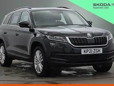 Used Skoda Kodiaq SE L 187 HP (137 kW) 2021 Black magic pearl effect SUV