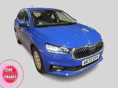 Usado Skoda Fabia Comfort 110 HP (80 kW) 2022 Azul Citadino