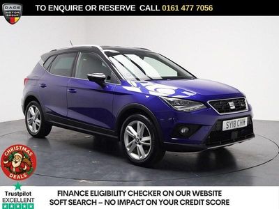 Blue Used 2018 Seat Arona FR SUV | £9,990 (Fair price)