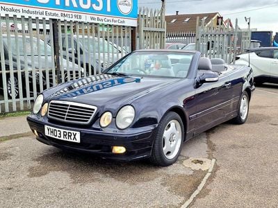 Blue Used 2003 Mercedes CLK230 Elegance Cabriolet | £2,495