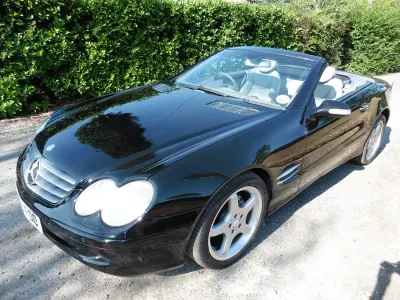 Used Mercedes SL350 2003 Black Cabriolet