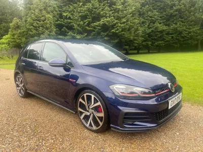 Used VW Golf VII GTI 230 HP (169 kW) 2017 Blue Hatchback