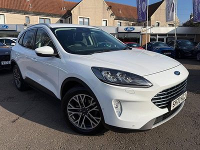 Used Ford Kuga Titanium 150 HP (110 kW) 2020 White SUV