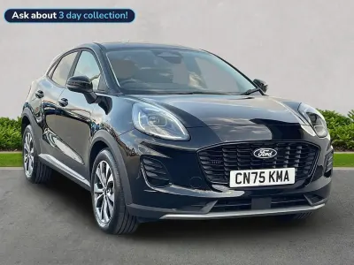 Used Ford Puma Titanium 125 HP (91 kW) 2025 Black SUV