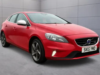 Used Volvo V40 R-Design 2015 Red Hatchback