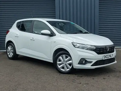 Used Dacia Sandero Comfort 91 HP (66 kW) 2022 White Hatchback