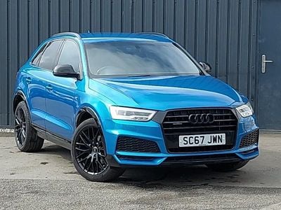 Used Audi Q3 Black Edition 184 HP (135 kW) 2018 Blue SUV