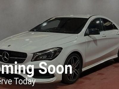 Used Mercedes CLA220 AMG line 177 HP (130 kW) 2018 White Sedan