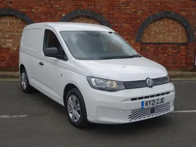 Used VW Caddy S 102 HP (75 kW) 2021 White MPV