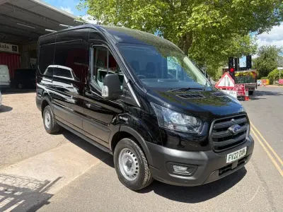 Used Ford Transit 105 HP (77 kW) 2022 Black Van