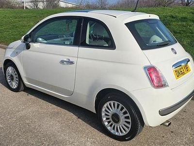 Used Fiat 500 Lounge 2013 White Hatchback